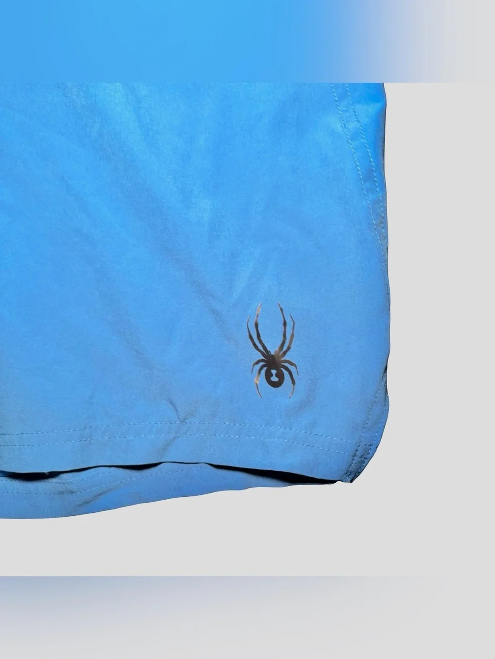Spyder Mens Blue Swim Trunks Medium